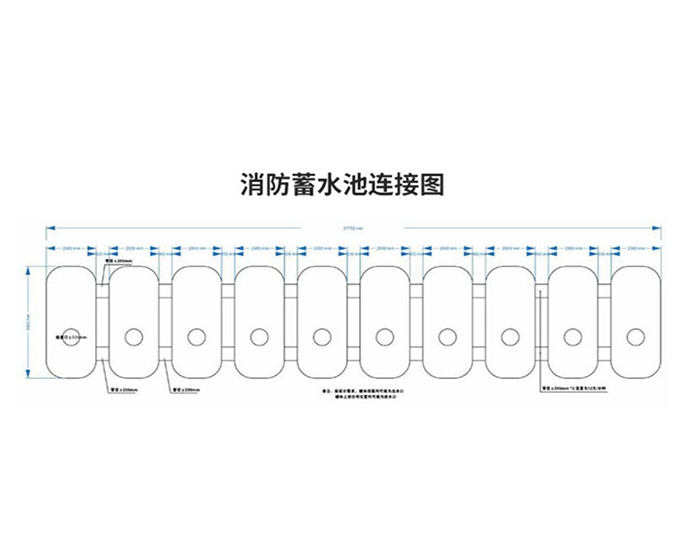 消防蓄水池連接圖